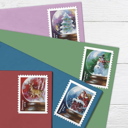 2023 US Snow Globes Booklet Stamps