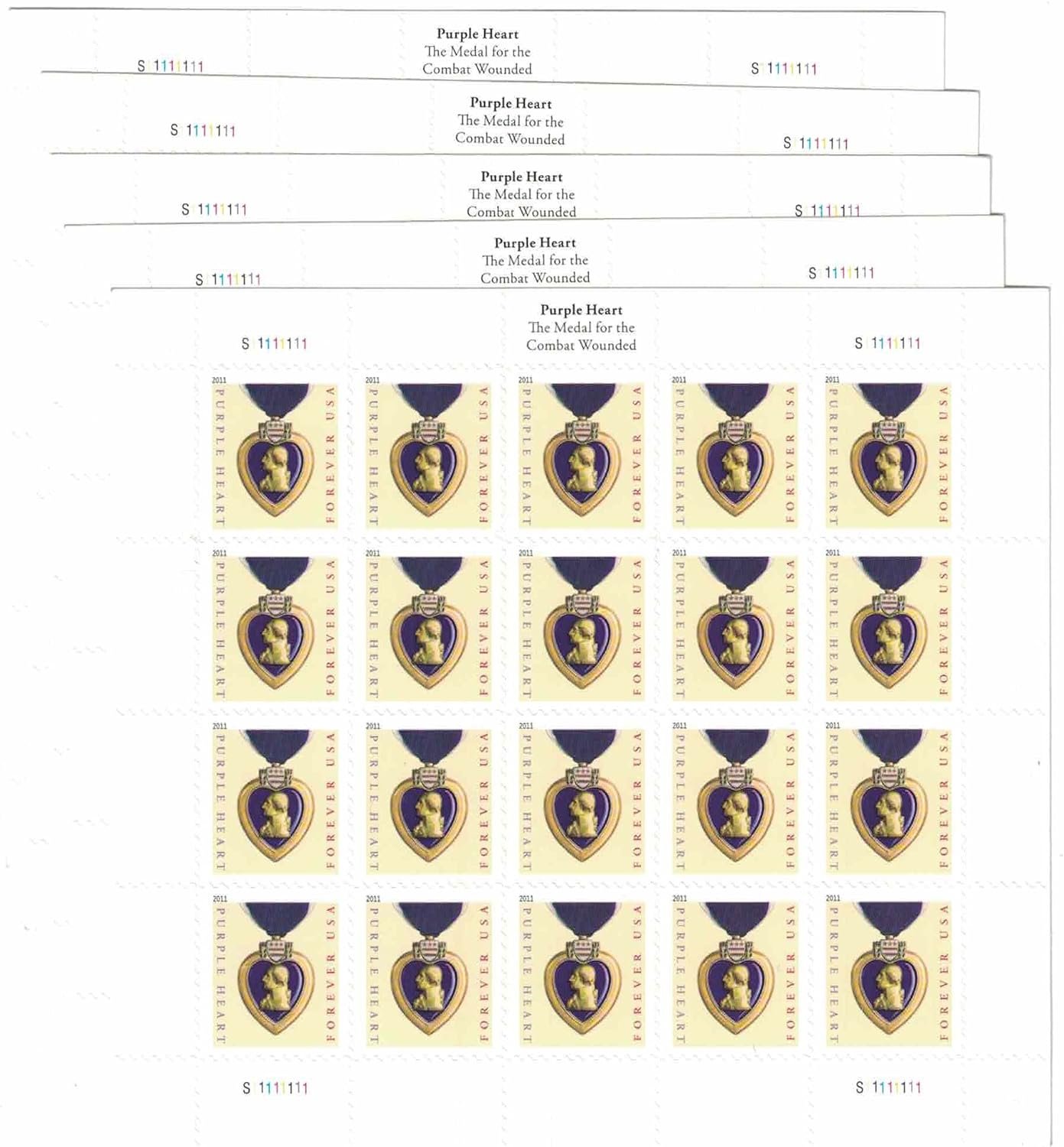 US Purple Heart Forever Stamps