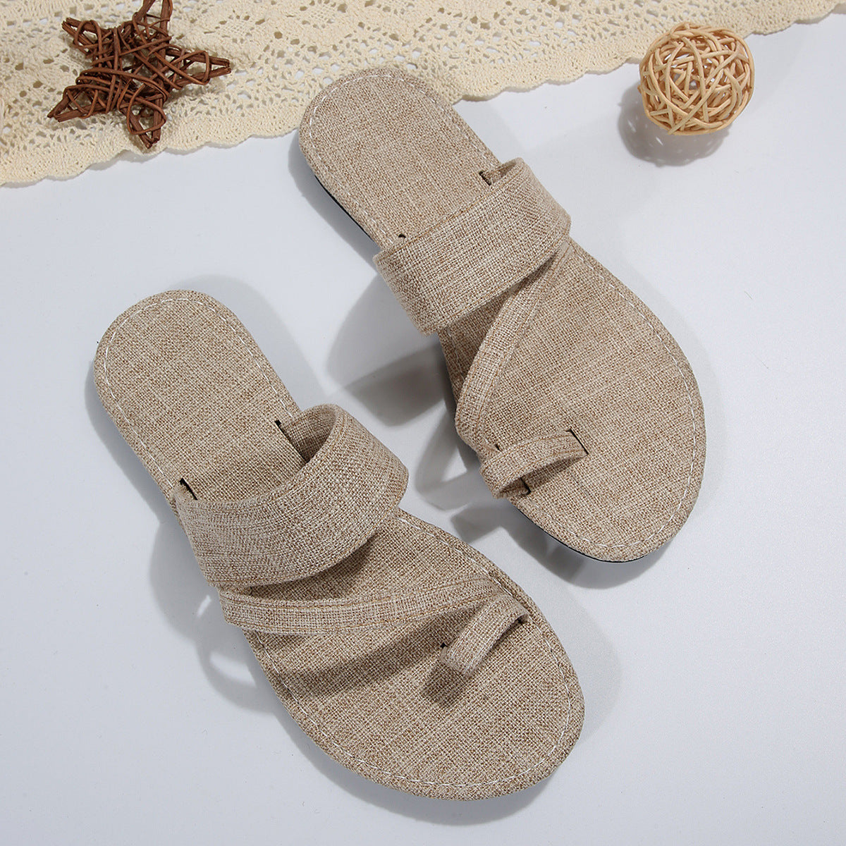 Women's Outdoor Denim Slippers