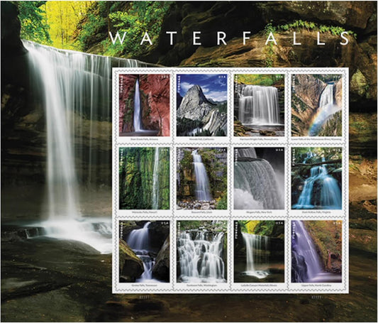 2023 Waterfalls US Forever First Class Postage Stamps