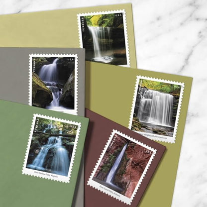 2023 Waterfalls US Forever First Class Postage Stamps