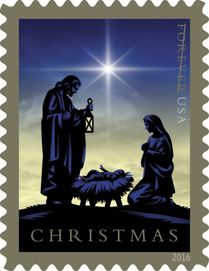 2016 First-Class Forever Stamp - Traditional Christmas: Nativity