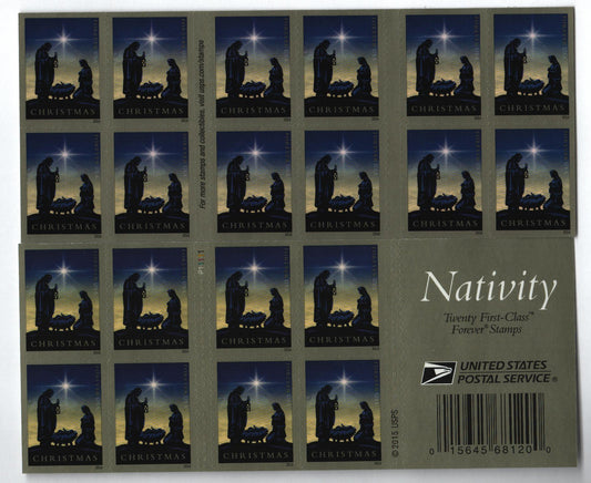 2016 First-Class Forever Stamp - Traditional Christmas: Nativity