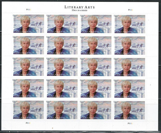 2021 Three Ounce Literary Arts Stamps: Ursula K. Le Guin