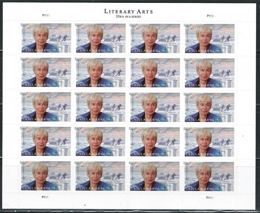 2021 Three Ounce Literary Arts Stamps: Ursula K. Le Guin