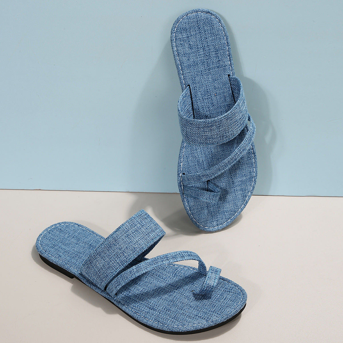 Women's Outdoor Denim Slippers