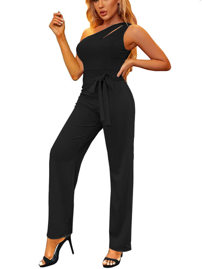 Women's One Shoulder Jumpsuit