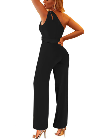 Women's One Shoulder Jumpsuit