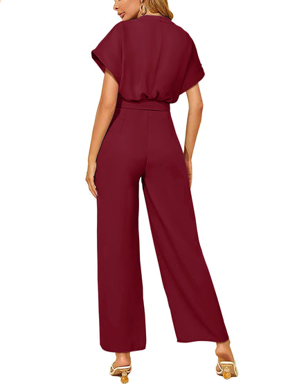 Women's Short Sleeve Jumpsuit