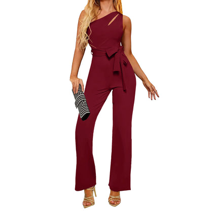 Women's One Shoulder Jumpsuit