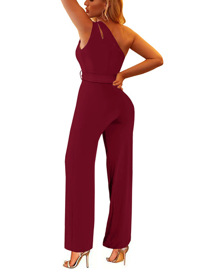 Women's One Shoulder Jumpsuit