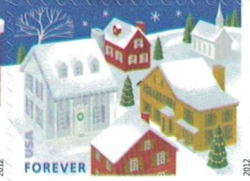 2012 US Stamp Santa & Sleigh - Booklet of 20 Forever Stamps