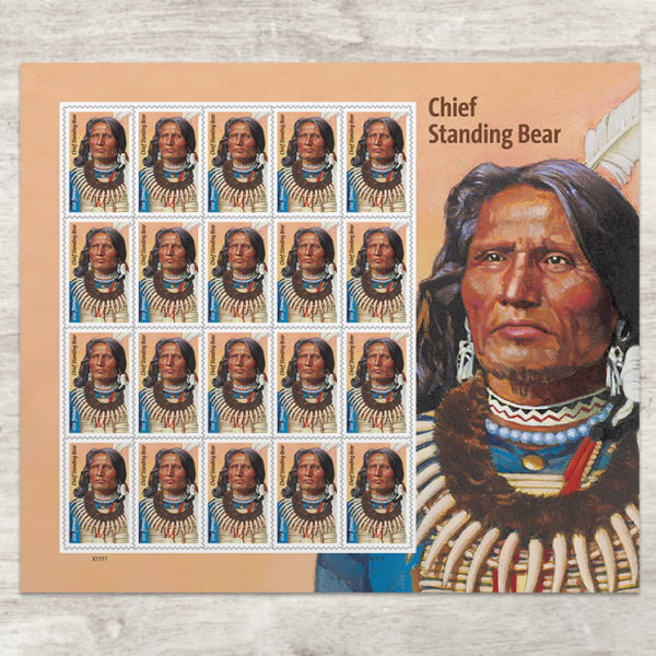 2023 US Chief Standing Bear Stamps