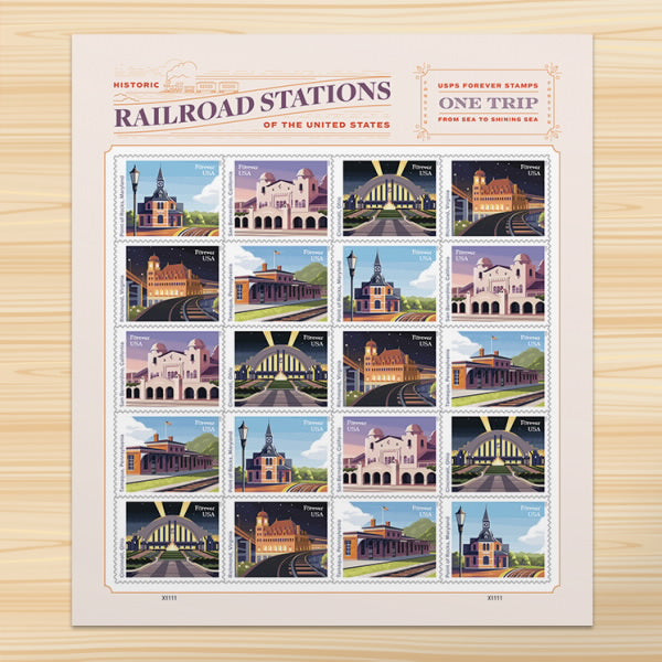 2023 US Railroad Stations Stamps