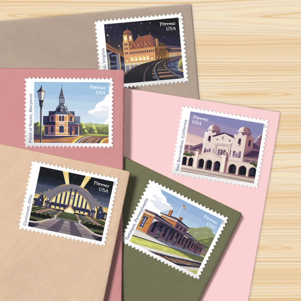 2023 US Railroad Stations Stamps