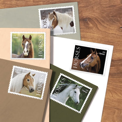 2024 USA Horses Forever Stamps Full Sheet Of 20