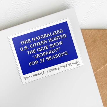 2024 USA Alex Trebek TV Show Jeopardy Forever Stamps
