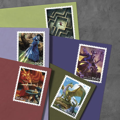 2024 USA Dungeons and Dragons 50th Anniversary Forever Stamps