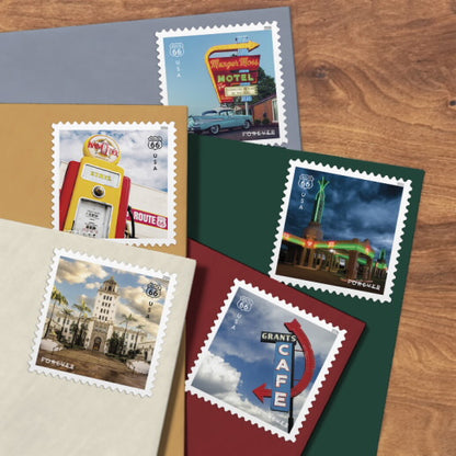 2026 USA Legendary Highway Route 66 Forever Stamps