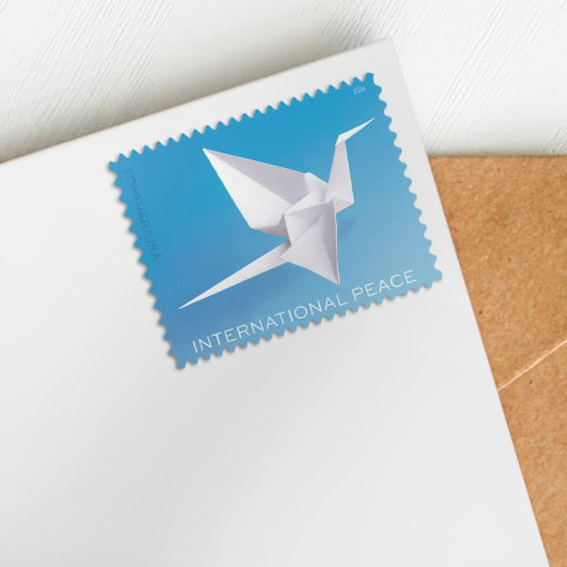 USA 2026 International Peace Harmony Origami Crane Forever Stamps