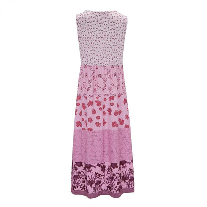 Women's Sleeveless Floral Print Mini Dress