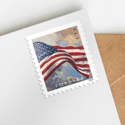 2024 American U.S. Flags Forever Stamps
