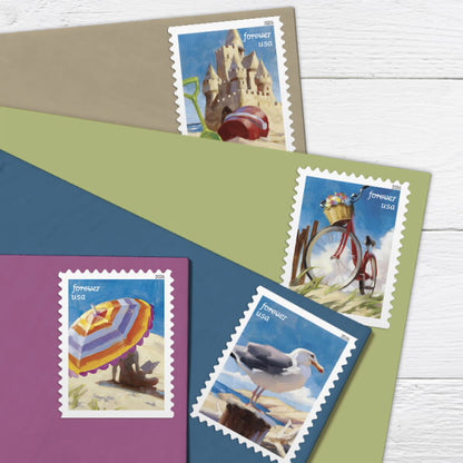 USA 2026 A Day at the Beach Forever Stamps
