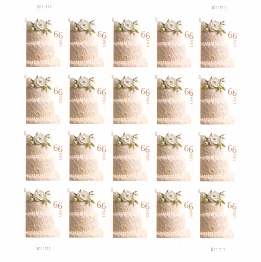 2013 US Wedding Cake Postage Stamps