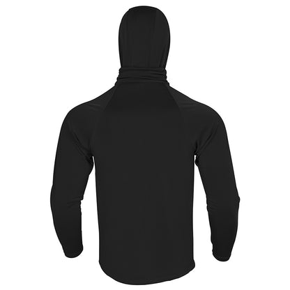 Men's UPF 50+ Professional Fishing Hoodie With Mask Anti-UV Sun Protection Clothes
