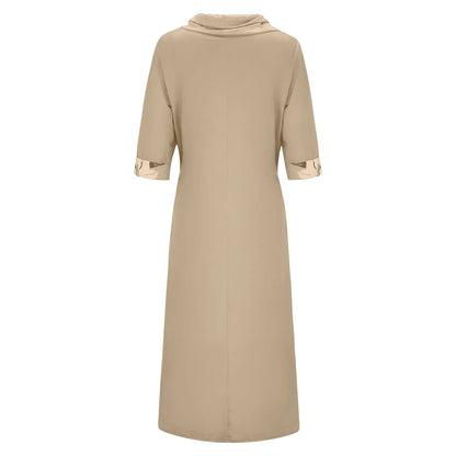 V Neck Midi Dress For Women