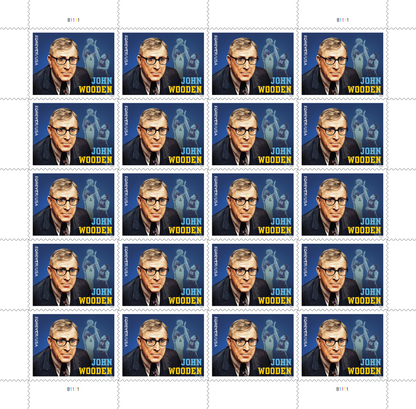 2024 UCLA Legendary Coach John Wooden Forever Postage Stamps