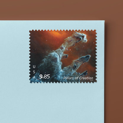 2024 Pillars of Creation $9.85 NASA Webb Space Priority Postage Stamp