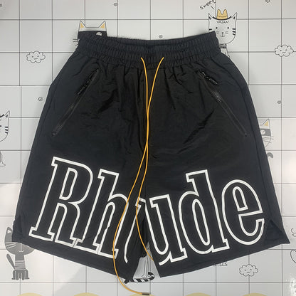 Men's RHUDE Lettering Athletic Shorts