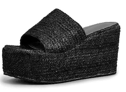 Women's Wedge Fish Head Outdoor Sandals