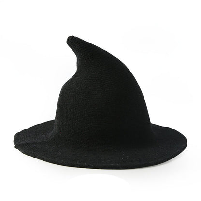 Halloween Woman Witch Hat Wool Wizard Hat