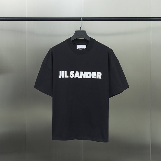 Unisex JIL Letter Short Sleeve Oversize T-Shirt