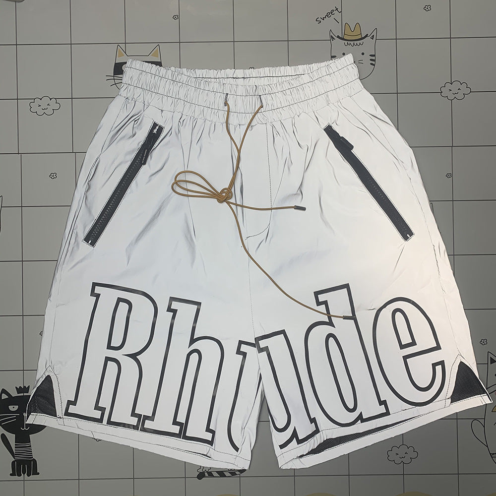 Men's RHUDE Lettering Athletic Shorts