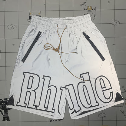 Men's RHUDE Lettering Athletic Shorts