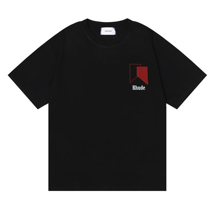 Unisex Rhude casual loose T-shirt