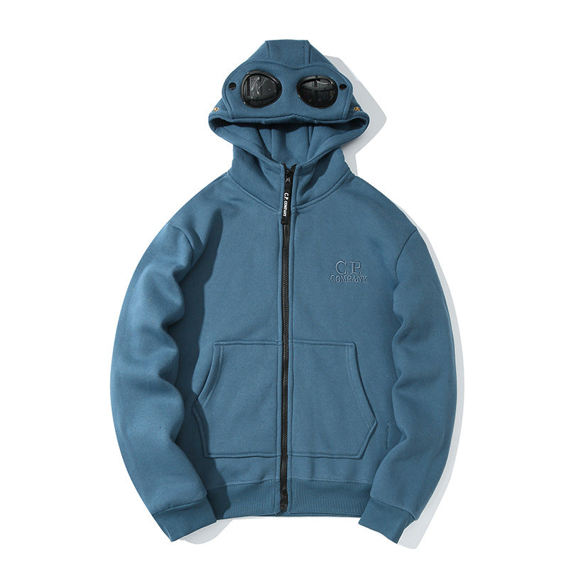 Unisex Casual Hooded Sweatshirt Jacket