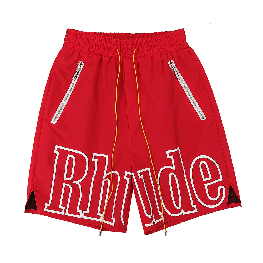 Men's RHUDE Lettering Athletic Shorts