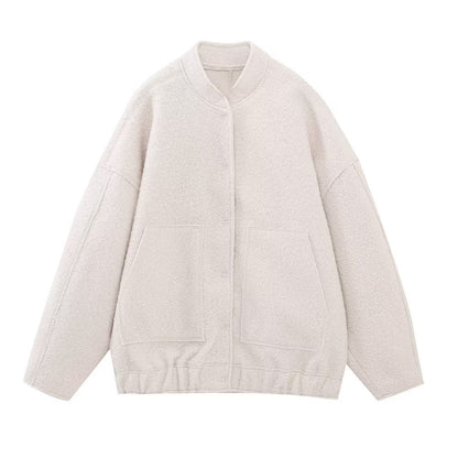 Women's Casual Cardigan Stand Collar Jacket