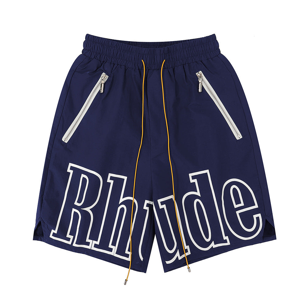 Men's RHUDE Lettering Athletic Shorts