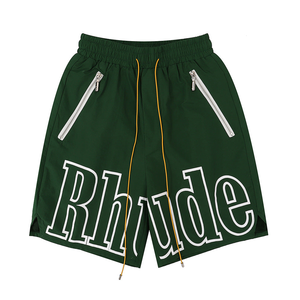 Men's RHUDE Lettering Athletic Shorts