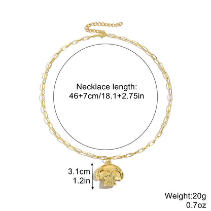 Halloween Pendant Horror Black Necklace