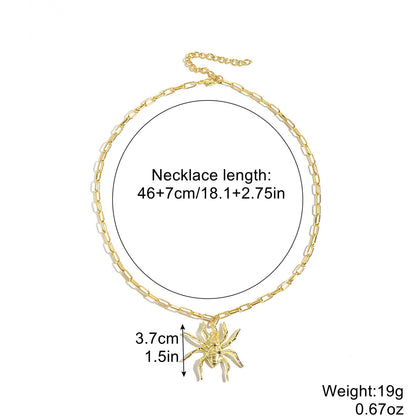 Halloween Pendant Horror Black Necklace