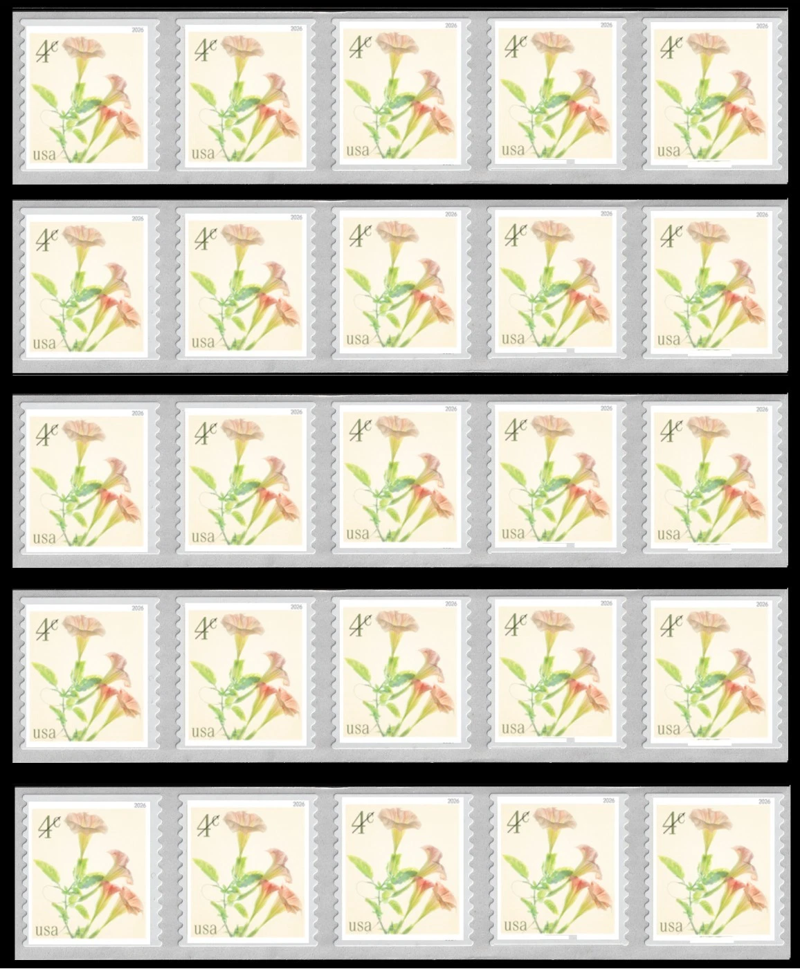 USA 2026 Angels Trumpets Forever Stamps