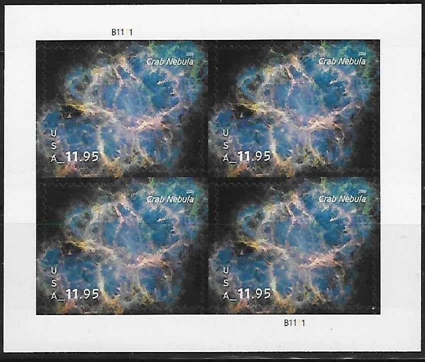 2026 USA Crab Nebula Priority Mail Stamps