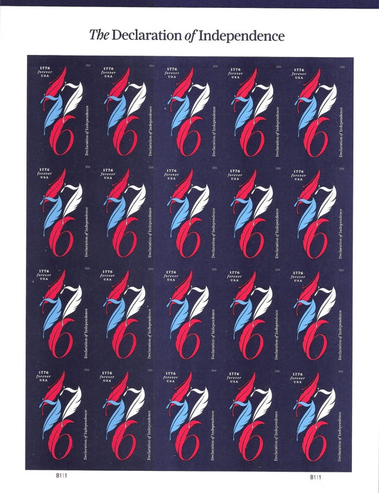 2026 USA 250th Declaration of Independence Forever Stamps
