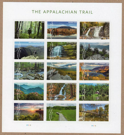 2025 USA The Appalachian Trail Hike Nature Forever Stamps
